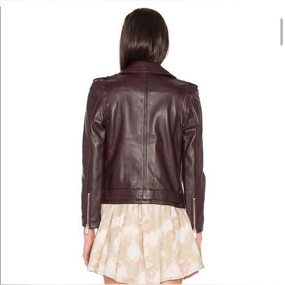 !!ON HOLD!! Anine Bing Moto Biker Leather Jacket, Size S/P - Picture 5 of 14